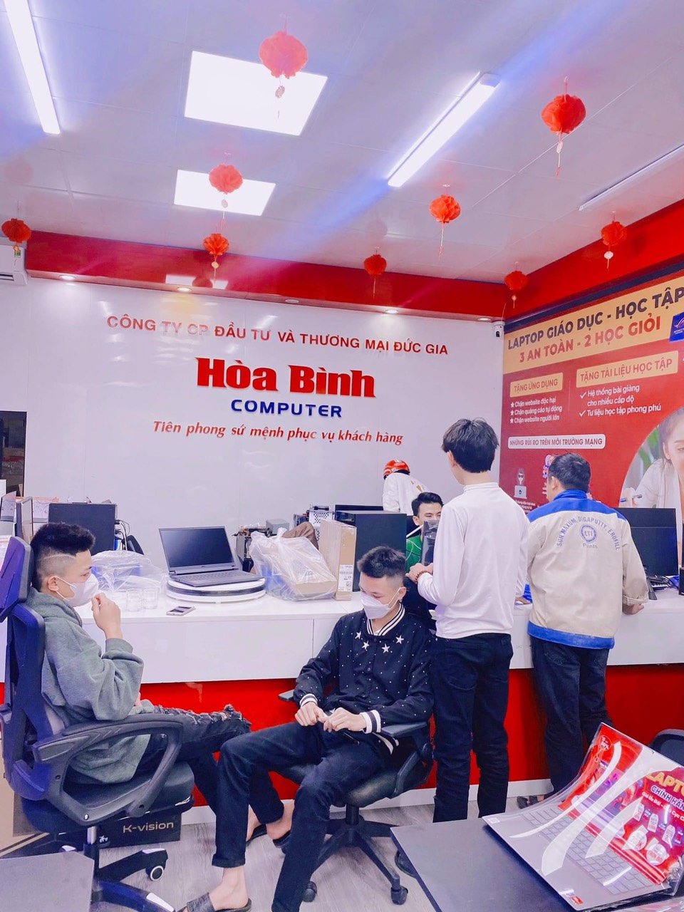 Quy trình sửa máy tính Dell tại Hòa Bình Computer