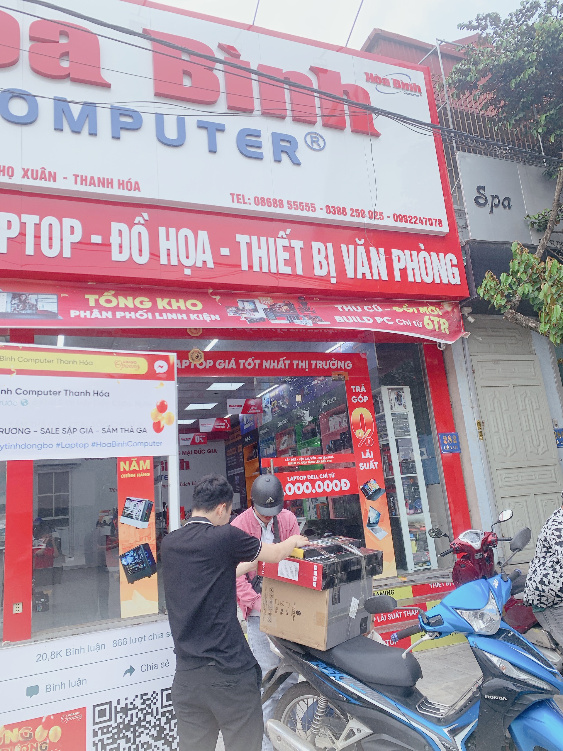 mua laptop tại hòa bình computer