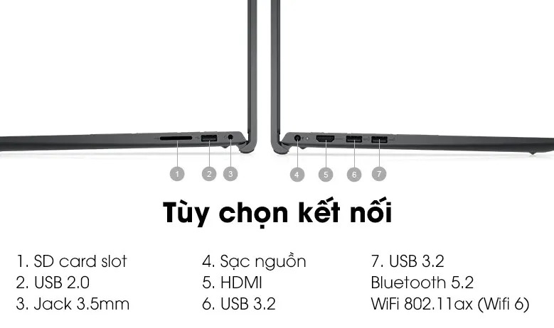 cổng kết nối dell inspiron 3520