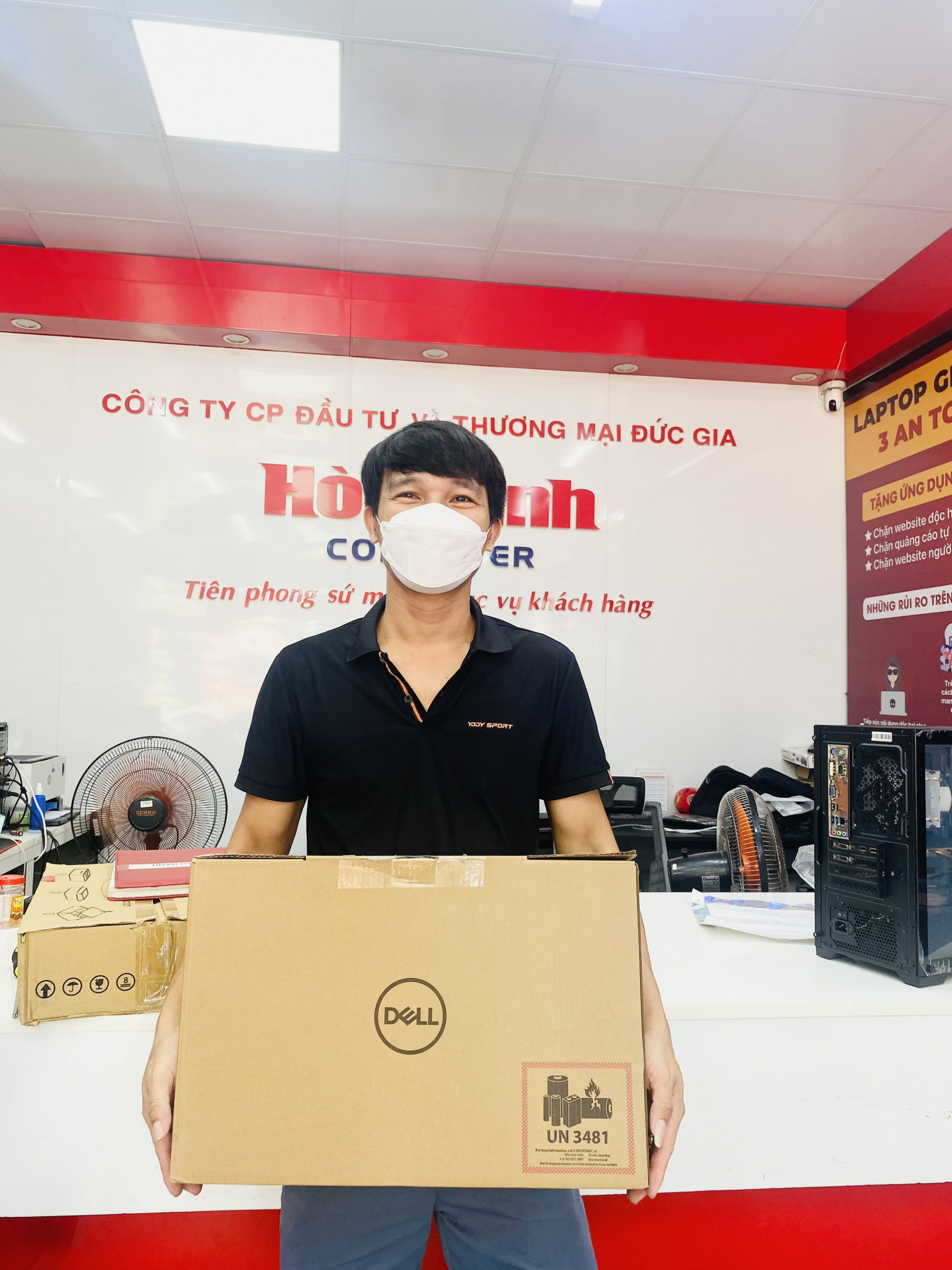 Mua laptop Dell gaming 5525 ryzen 5 6600h tại Hòa Bình Computer