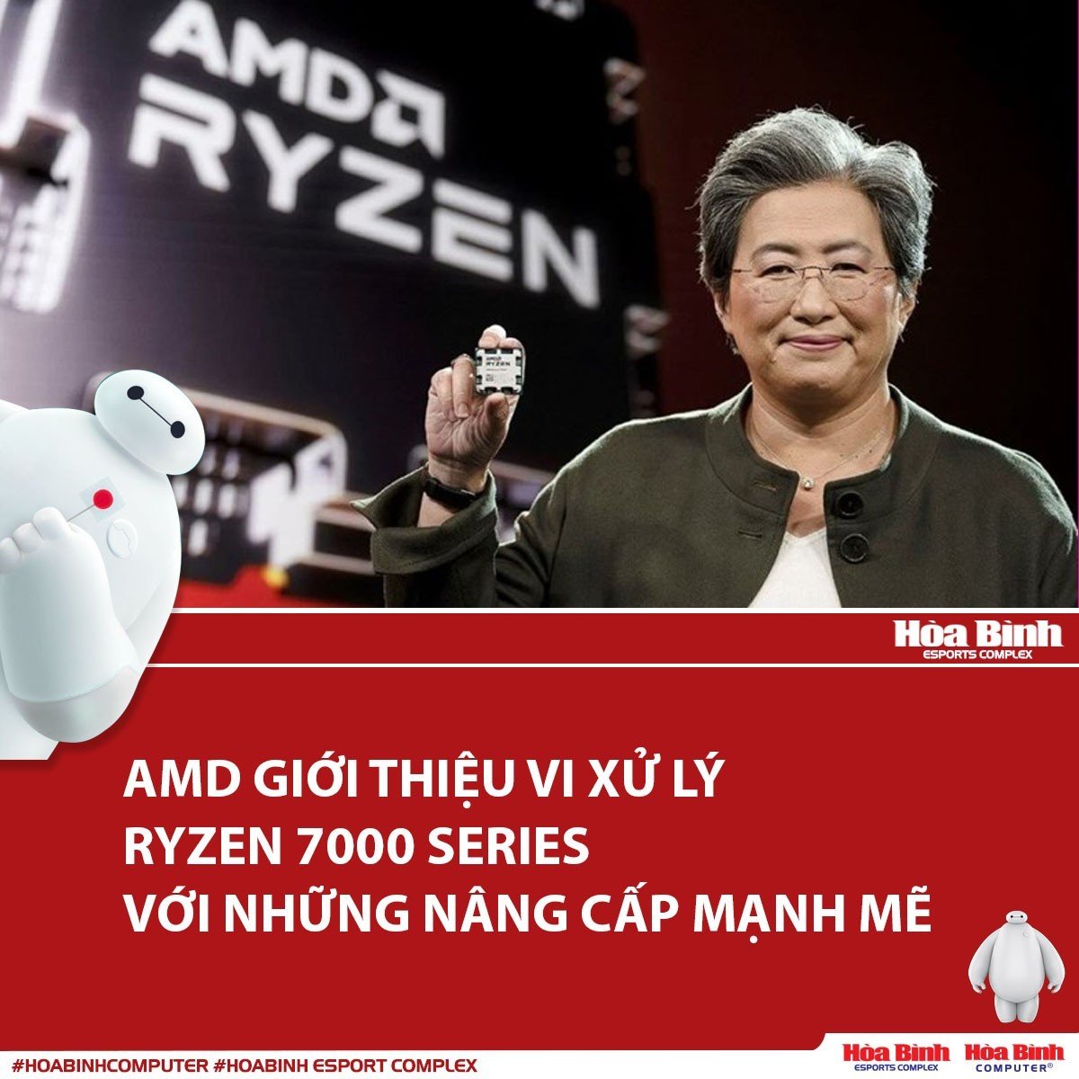 AMD giới thiệu vi xử lý Ryzen 7000 Series với những nâng cấp mạnh mẽ