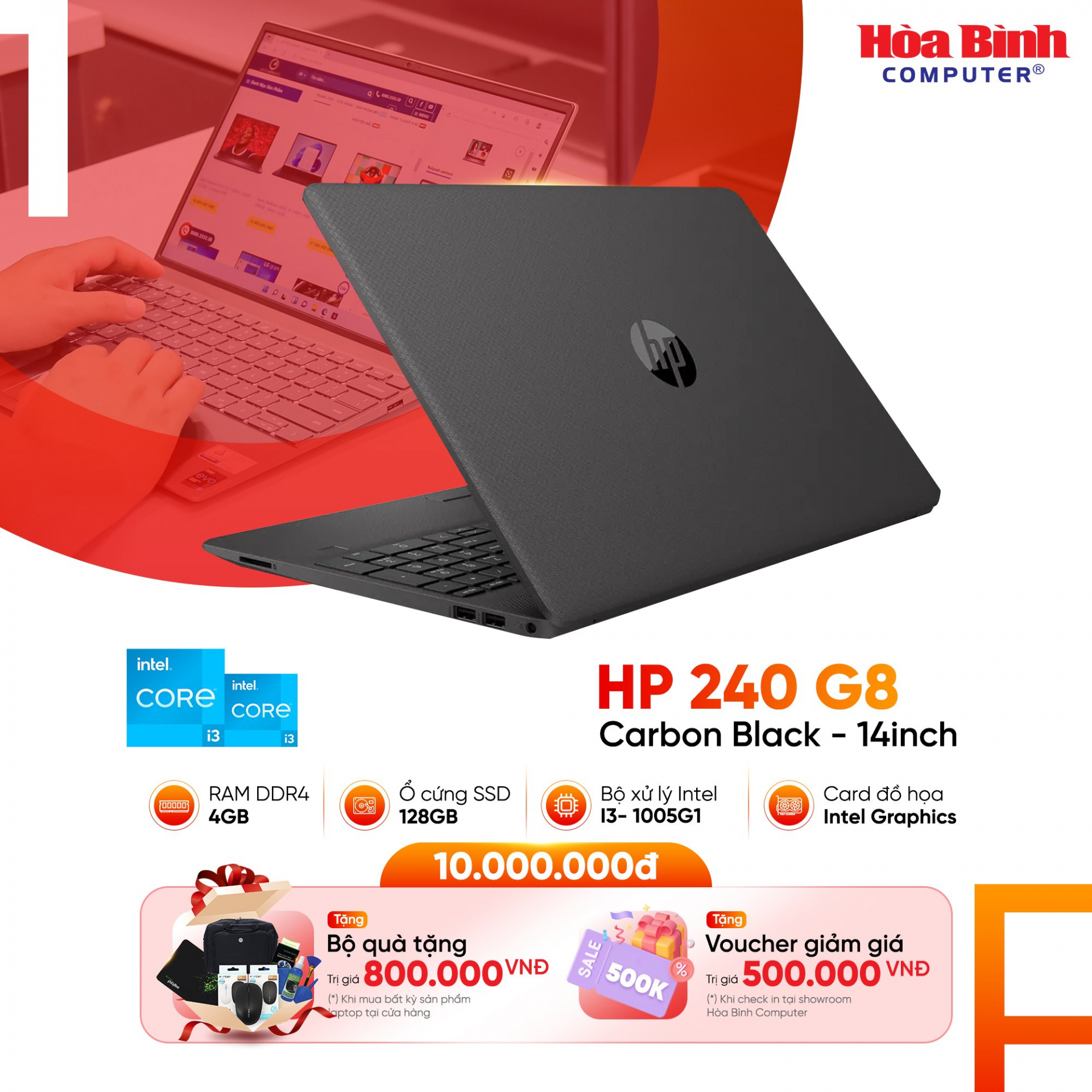 HP 240 g8 i3 1005g1/4gb/256gb/win10 (342g5pa)